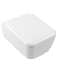 Villeroy und Boch Skyla WC-Set Combi-Pack 4682CLRW 370x530x310mm,  wandhängend, mit TwistFlush, Stone White CeramicPlus