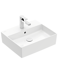 Villeroy & Boch Memento 2.0 lavabo 4A075001 50x42cm, avec trou pour robinetterie et trop-plein, blanc