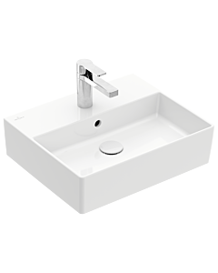Villeroy und Boch Memento 2.0 Waschtisch 4A225001 50x42cm, mit Hahnloch und Überlauf, Weiß