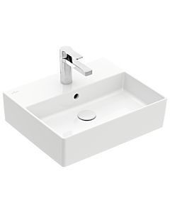 Villeroy und Boch Memento 2.0 Waschtisch 4A225G01 50x42cm, mit Hahnloch und Überlauf, Weiß