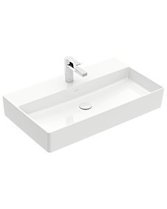 Villeroy & Boch Memento 2.0 lavabo 4A228101 80 x 47 cm, blanc alpin, avec trou pour robinetterie, sans trop-plein