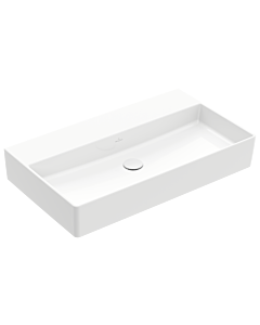 Villeroy und Boch Memento 2.0 Waschtisch 4A228F01 80x47cm, ohne Hahnloch & Überlauf, Weiß