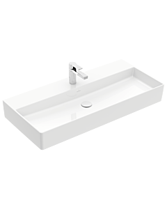 Villeroy & Boch Memento 2.0 lavabo 4A22A201 100 x 47 cm, blanc alpin, avec trou pour robinetterie, sans trop-plein