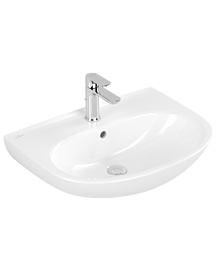 Villeroy und Boch O.novo washbasin 4A4060R1 60x46cm, oval, tap hole with overflow, white C-plus