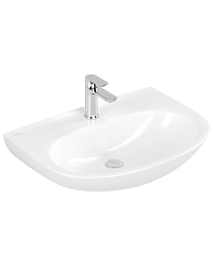Villeroy und Boch O.novo Waschtisch 4A406601 65x48cm, oval, Hahnloch ohne Überlauf, weiß