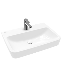Villeroy und Boch O.novo Waschtisch 4A416601 65 x 46 cm, 1 Hahnloch, eckig, ohne Überlauf, weiß