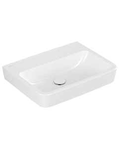 Villeroy und Boch O.novo built-in / countertop washbasin 4A416FR1 60x46cm, square, without tap hole, without overflow, white C-plus