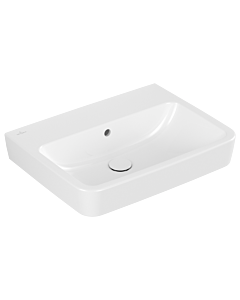Villeroy und Boch Vasque à encastrer / à poser O.novo 4A416JR1 60x46cm, carrée, sans trou pour robinetterie, avec trop-plein, blanc C-plus