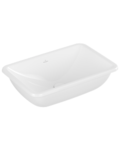 Villeroy und Boch Loop & friends Einbauwaschbecken 4A650001 ohne Hahnlochbank, mit Überlauf, 60 x 40,5 cm, weiß