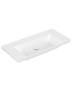 Villeroy und Boch Subway 3.0 Schrank-Waschtisch 4A70A3R1 100x47cm, ohne Hahnloch/ohne Überlauf, weiß C-plus