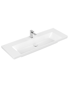 Villeroy und Boch Subway 3. 1930 vanity unit 4A70D2R1 130x47cm, with 2000 tap hole / without overflow, white C-plus