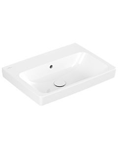 Villeroy und Boch Architectura Waschtisch 4A876JT2 60x44,5cm, geschliffen, mit Überlauf, weiß AntiBac C-plus