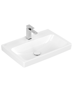 Villeroy und Boch Architectura washbasin 4A87KLT2 65x44.5cm, ground, 2000 tap hole, without overflow, white AntiBac C-plus