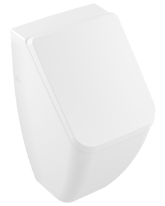 Villeroy und Boch Venticello couvercle d&#39;urinoir 8M10S101 blanc , SoftClosing, charnières chromées, 278 x 341 mm