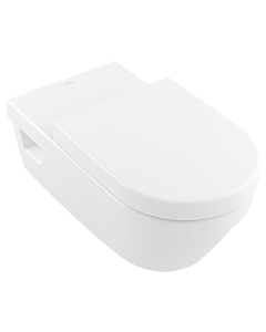 Villeroy und Boch ViCare Wand-Tiefspül-WC 5649R0R1 weiß C-plus, DirectFlush, Abgang waagerecht