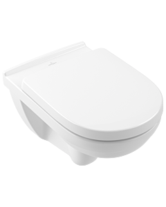 Villeroy & Boch O.NOVO Combi Pack 5660D301 weiß, mit WC, WC-Sitz, WC-Element, Drückerplatte