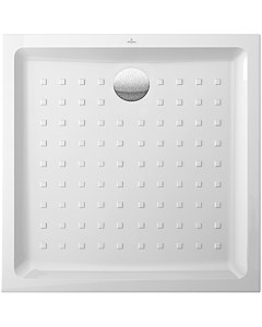 Villeroy & Boch O.Novo Duschwanne 60601001 100 x 100 x 6 cm, weiß, mit Noppen Oberfläche