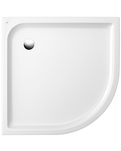 Villeroy & Boch O.Novo Plus Duschwanne 6213D401 viertelkreis, 90 x 90 x 6 cm, weiß mit Antirutsch