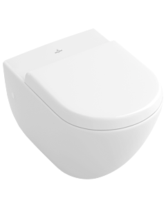 Villeroy und Boch Subway Wand WC 660310R1 Flachspüler, weiss, Ceramicplus, Abgang waagerecht