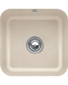 Villeroy und Boch Unterbauspüle 670302AM mit Ablaufgarnitur, Exzenterbetätigung, Befestigungssatz, Almond