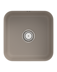 Villeroy und Boch avec garniture de vidage sous plan 670301AM match0, commande manuelle, kit de montage, amande