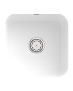 Villeroy und Boch Unterbauspüle 670301KG mit Ablaufgarnitur, Handbetätigung, Befestigungssatz, Snow White