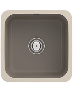 Villeroy und Boch Unterbauspüle 670302TR mit Ablaufgarnitur, Exzenterbetätigung, Befestigungssatz, Timber