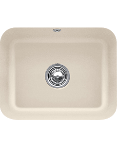 Villeroy und Boch avec garniture de vidage sous plan 670601AM match0, commande manuelle, kit de montage, amande