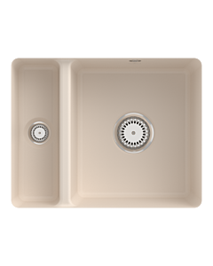 Villeroy und Boch avec garniture de vidage sous plan 675801FU avec garniture de vidage et fonctionnement manuel, Ivoire