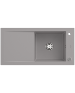 Villeroy & Boch Timeline Built-in sink 679002KD with drain fitting and eccentric operation, Fossil