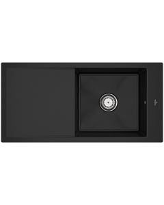 Villeroy und Boch Timeline 60 Flat flush-mounted sink 67901FJ0 with drain fitting and manual operation, chromite