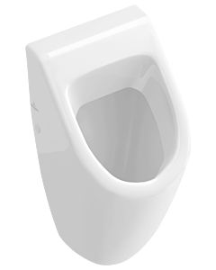 Villeroy & Boch Absaugurinal Subway 75130001 weiss, Zulauf verdeckt