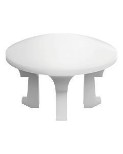 Villeroy & Boch Überlaufabdeckung 79010096 starwhite, Silikon, für Waschtische größer 50 cm