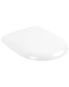 Abattant de WC Villeroy &amp; Boch Antao 8M67S1RW avec mécanisme de fermeture ralentie et siège amovible (QuickRelease), Blanc Pierre
