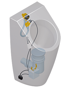 Villeroy & Boch proDetect Radarsteuerung 9190N100 elektronische Urinalspülung, mit Netzanschluss