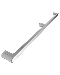 Villeroy und Boch Main courante murale Vicare Desing 92171061 105 cm, aluminium chromé, vertical ou horizontal