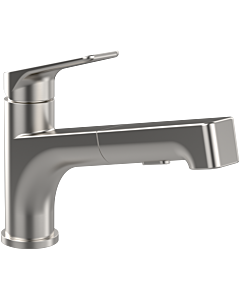 Villeroy und Boch single lever sink mixer 928100LC swiveling Strahlregler , solid stainless steel