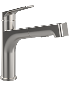 Villeroy und Boch single lever sink mixer 928200LC swiveling Strahlregler , solid stainless steel