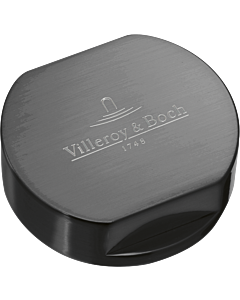 Villeroy und Boch cap 94052505 anthracite, solid stainless steel, round, for double turning handle