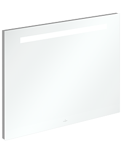 Villeroy und Boch Plus pour voir Miroir lumineux LED A430A500 80 x 60 x 3 cm, 10 W, pour commutation de pièce, IP44