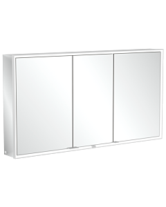 Villeroy und Boch My View Now Spiegelschrank A4571400 140 x 75 x 16,8 cm, LED-Beleuchtung, 3 Türen, Ein-/Ausschalter