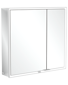 Villeroy und Boch My View Now mirror cabinet A4558000 80 x 75 x 16.8 cm, LED lighting, 2 doors, with sensor switch