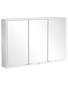 Villeroy und Boch My View Now Einbau-Spiegelschrank A4581200 120 x 75 x 16,8 cm, LED-Beleuchtung, 3 Türen, mit Ein-/Ausschalter