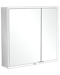 Villeroy und Boch My View Now Spiegelschrank A4588000 80 x 75 x 16,8 cm, LED-Beleuchtung, 2 Türen, mit Ein-/Ausschalter