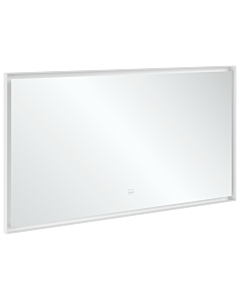 Villeroy und Boch Subway 3. 1930 Spiegel A4631400 aluminum frame, 140 x 75 x 4.75 cm, white matt