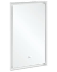 Villeroy und Boch Subway 3. 1930 Spiegel A4635000 aluminum frame, 50 x 75 x 4.75 cm, white matt