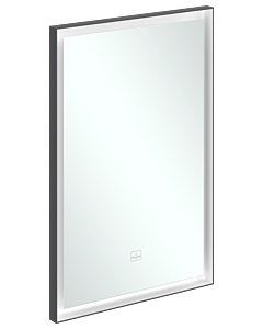 Villeroy und Boch Subway 3.0 Spiegel A46350BC Aluminiumrahmen, 50 x 75 x 4,75 cm, schwarz matt/weiß matt