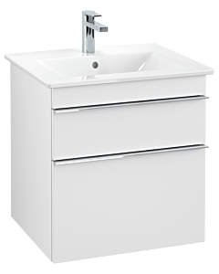 Venticello Villeroy und Boch vasque A92301MS 55,3 x 59 x 50,2 cm, poignée chromée, White Matt