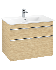 Venticello Villeroy und Boch vasque A92501VJ 75,3 x 59 x 50,2 cm, poignée chrome, chêne nordique