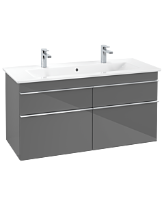Villeroy & Boch Venticello Unterschrank A92901FP XXL, 115,3x59x50,2cm, Griff Chrom, Glossy Grey